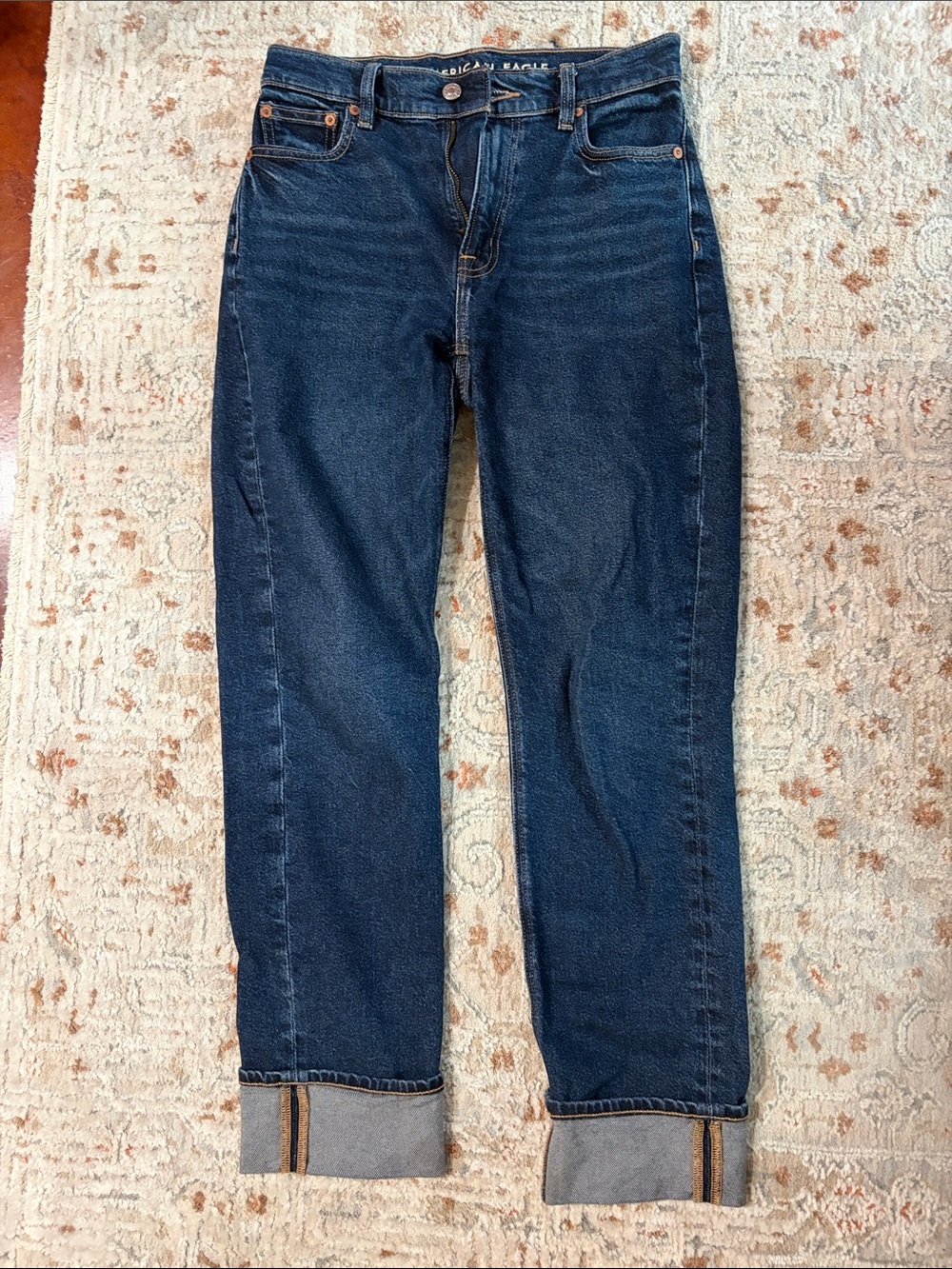 American Eagle Super High-Rise Straight Jean
